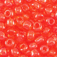 Rocalla cristal 6/0 (4mm) Rojo transparente